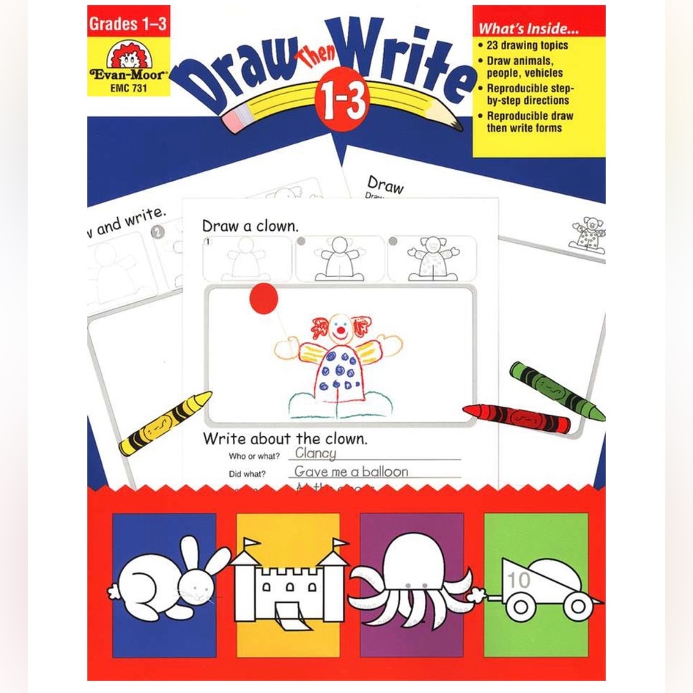 Evan-Moor Draw then Write 1-3